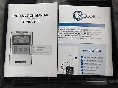 walgreens tens therapy unit instruction manual