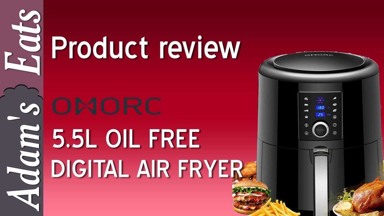 omorc air fryer instruction manual