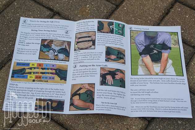 swing jacket instruction manual