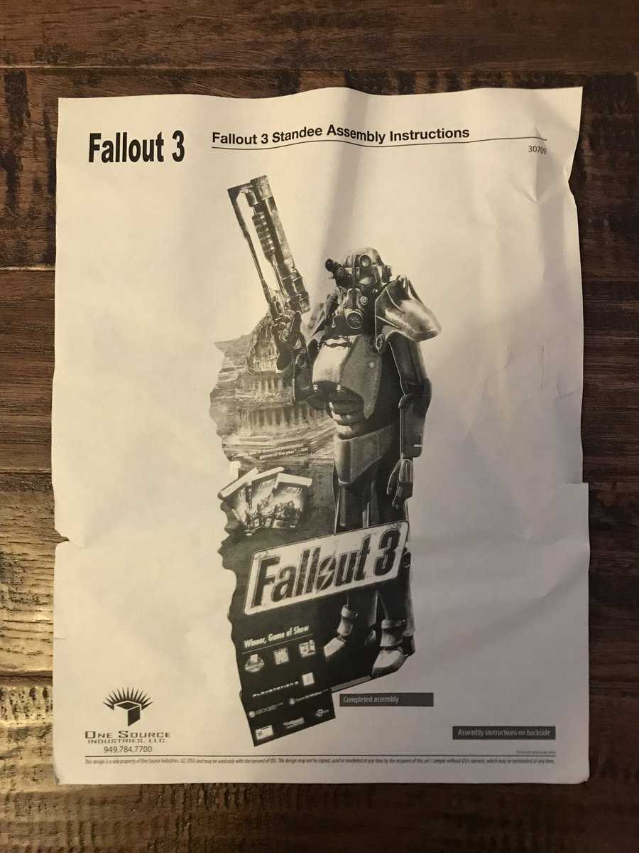 fallout 3 instruction manual