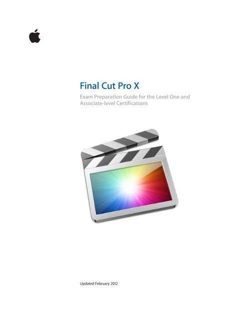 final cut pro x instruction manual