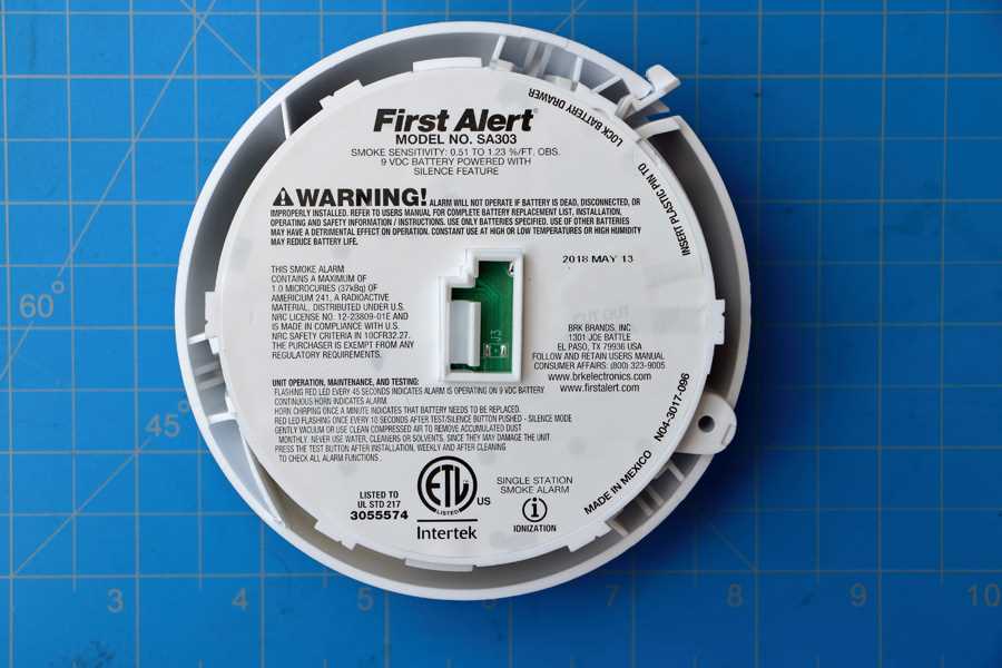 first alert instruction manual