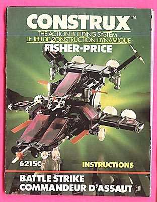 fisher price construx instruction manuals