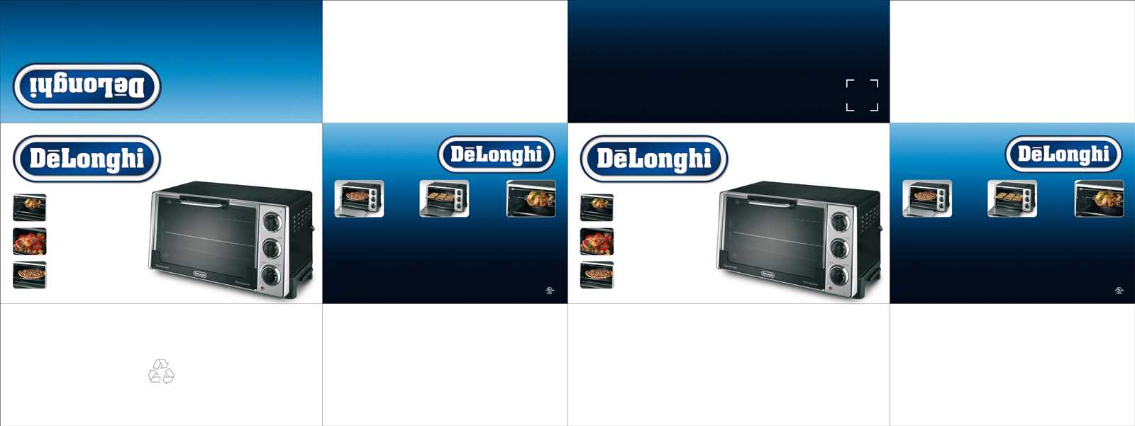 delonghi toaster oven instruction manual