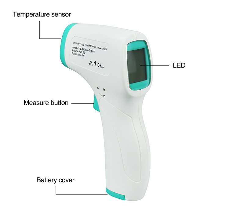 forehead thermometer infrared thermometer instruction manual