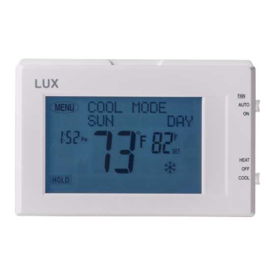 lux thermostat instruction manual