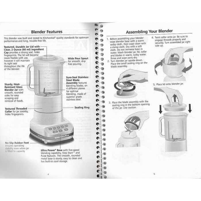 kitchen aid instruction manual