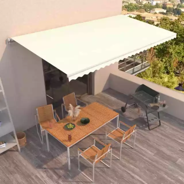 vidaxl manual retractable awning instructions