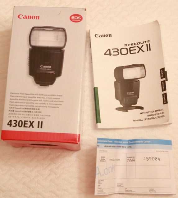 430ex ii instruction manual