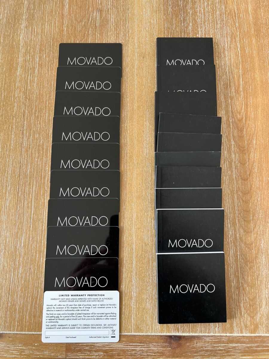 movado bold instruction manual