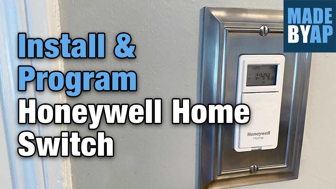 honeywell timer instruction manual