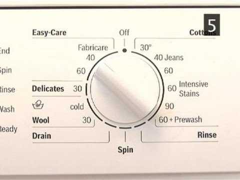 washing machine instruction manual