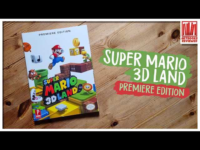 super mario 3d land instruction manual