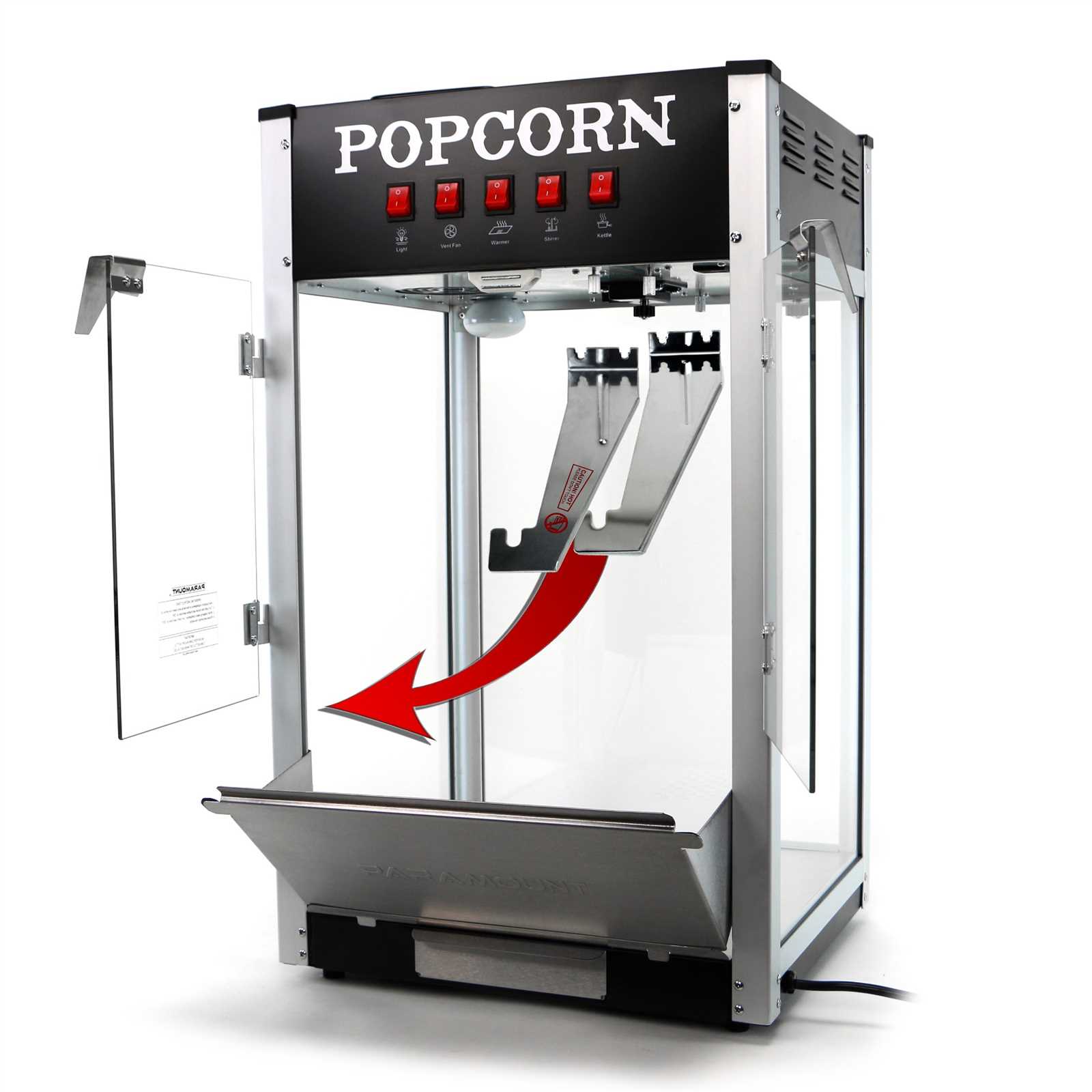 paramount popcorn machine instruction manual