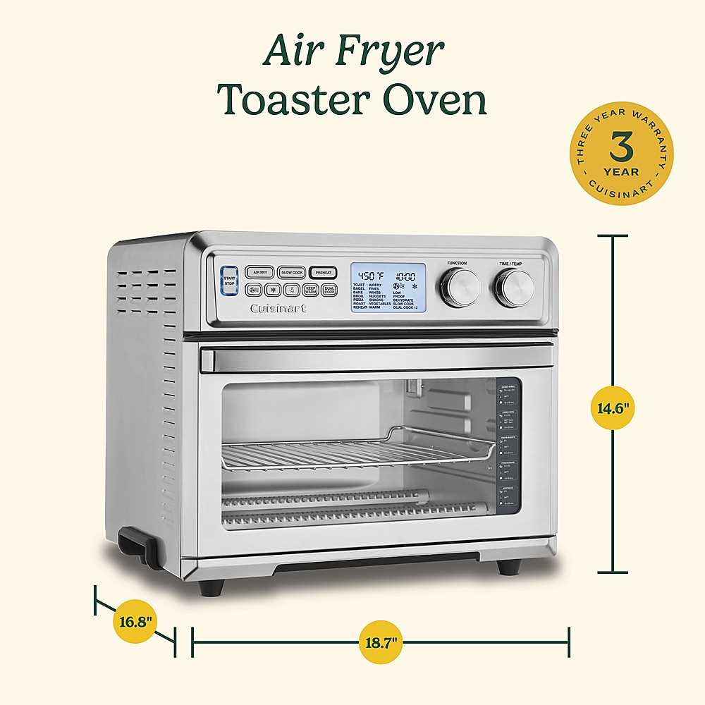 cuisinart air fryer toaster oven instruction manual