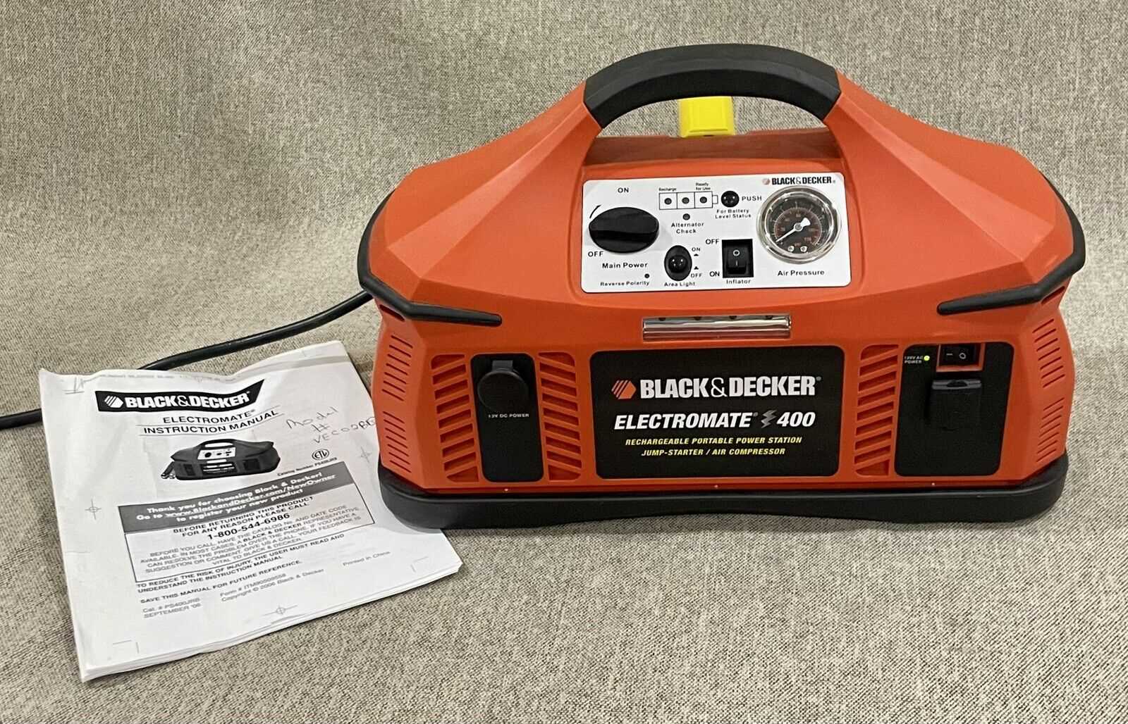 black and decker power station instruction manual