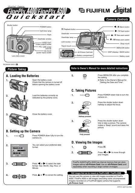 fuji finepix instruction manual