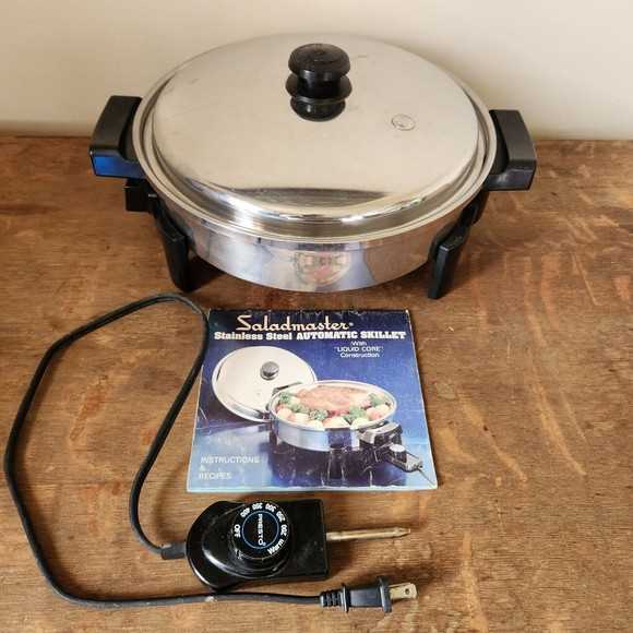 saladmaster electric skillet instruction manual