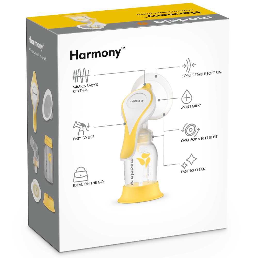 medela harmony manual breast pump instructions