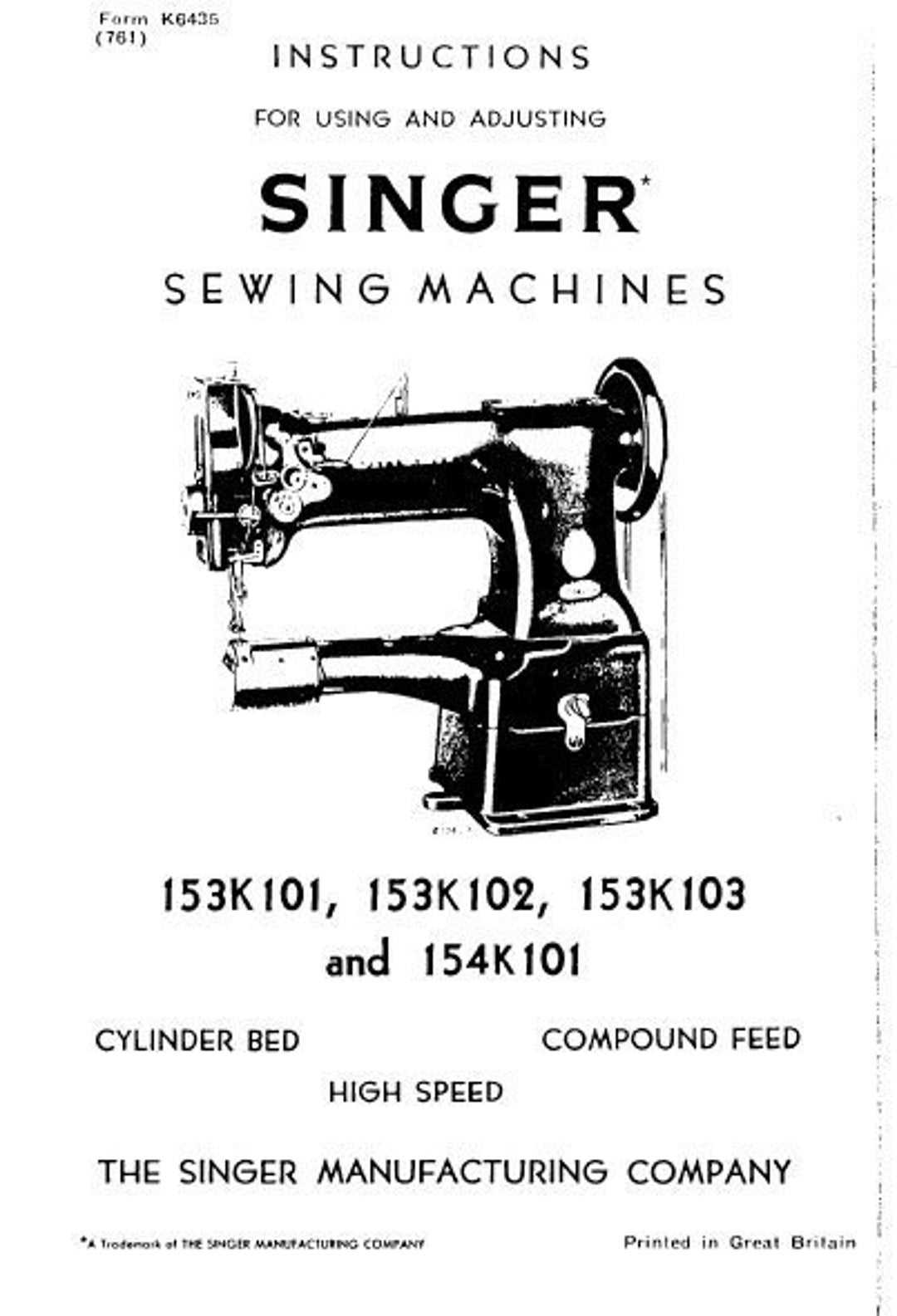 singer sewing machine model 2662 instruction manual