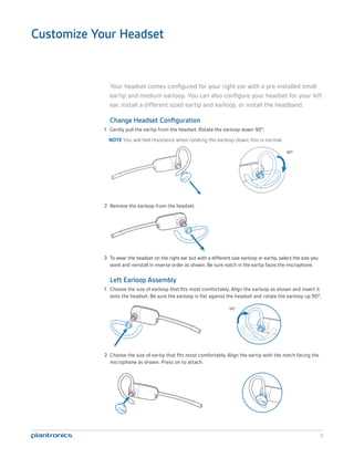 plantronics headset instruction manual