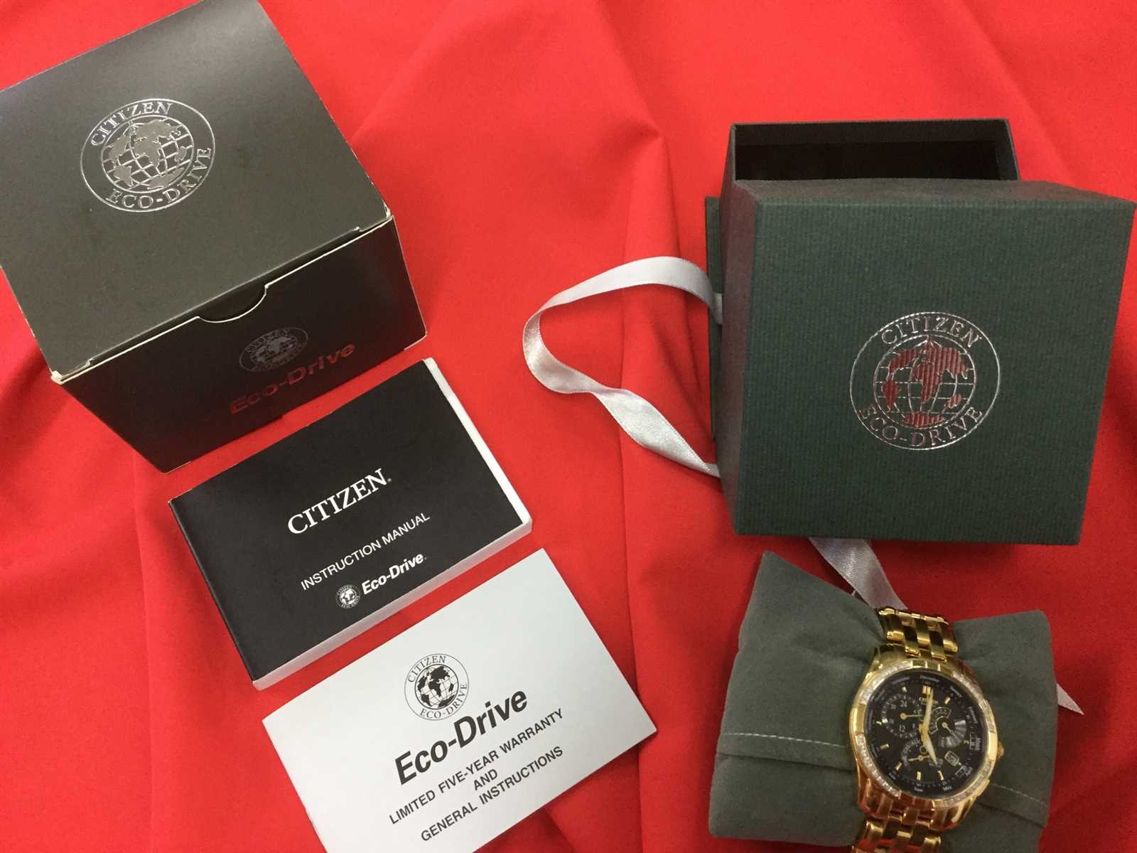 citizen eco drive instruction manual