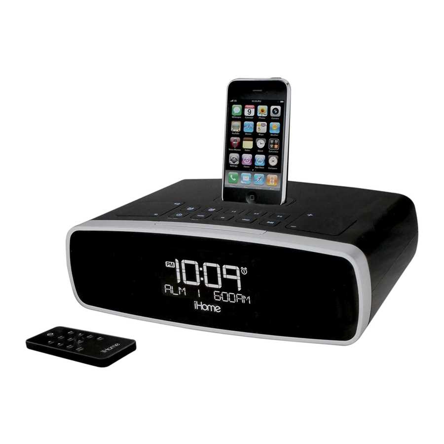 ihome ip40 instruction manual