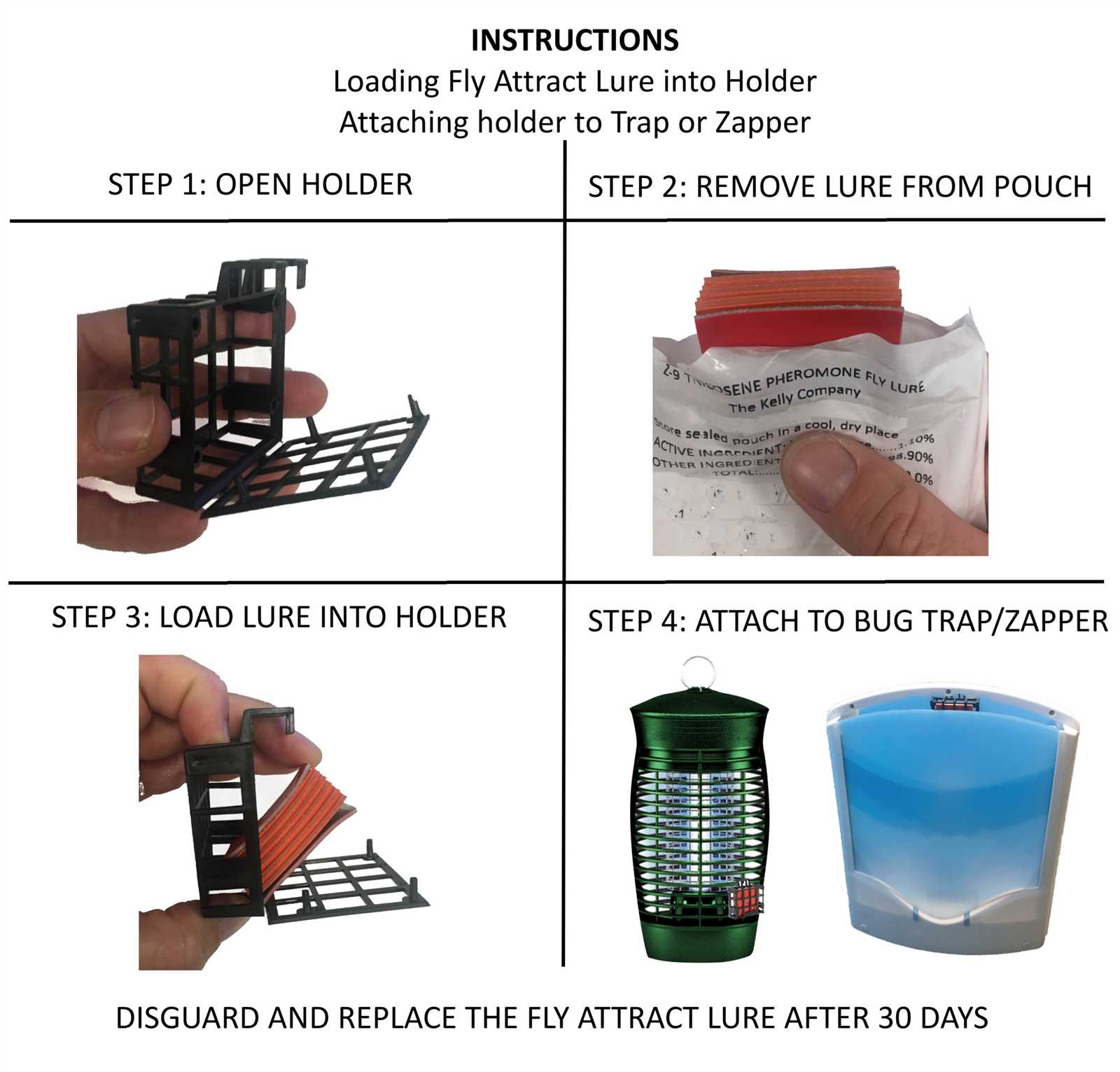 black flag bug zapper instruction manual