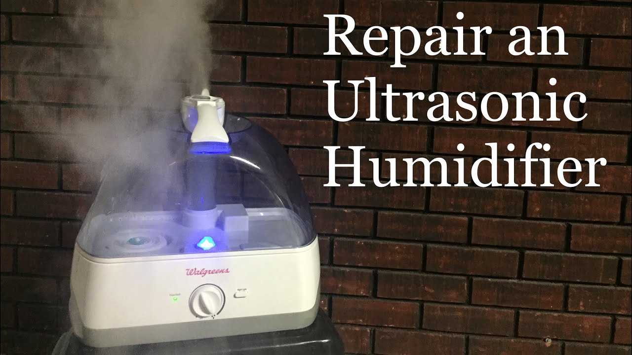 walgreens cool mist humidifier instructions manual