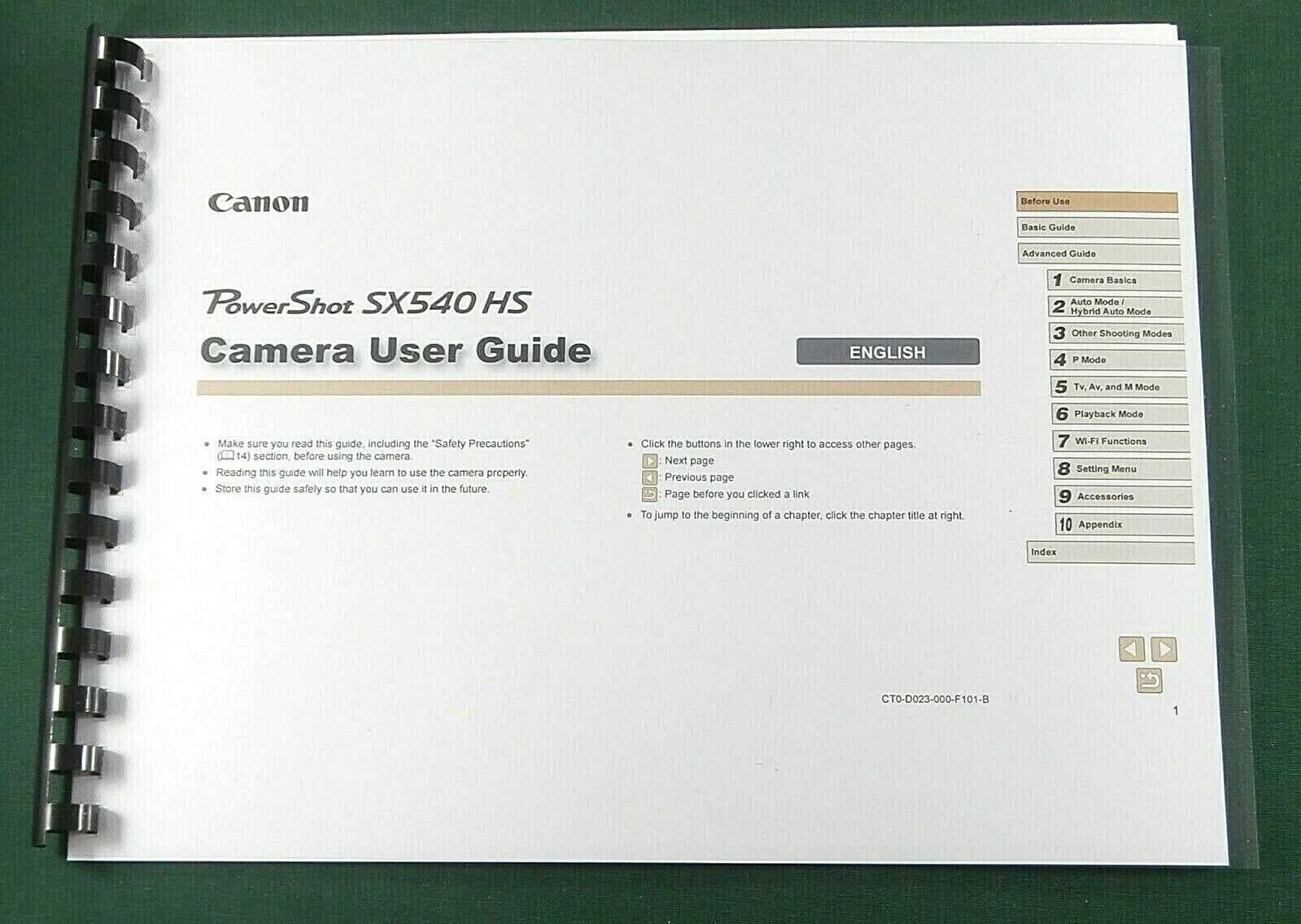 canon powershot sx50 hs instruction manual