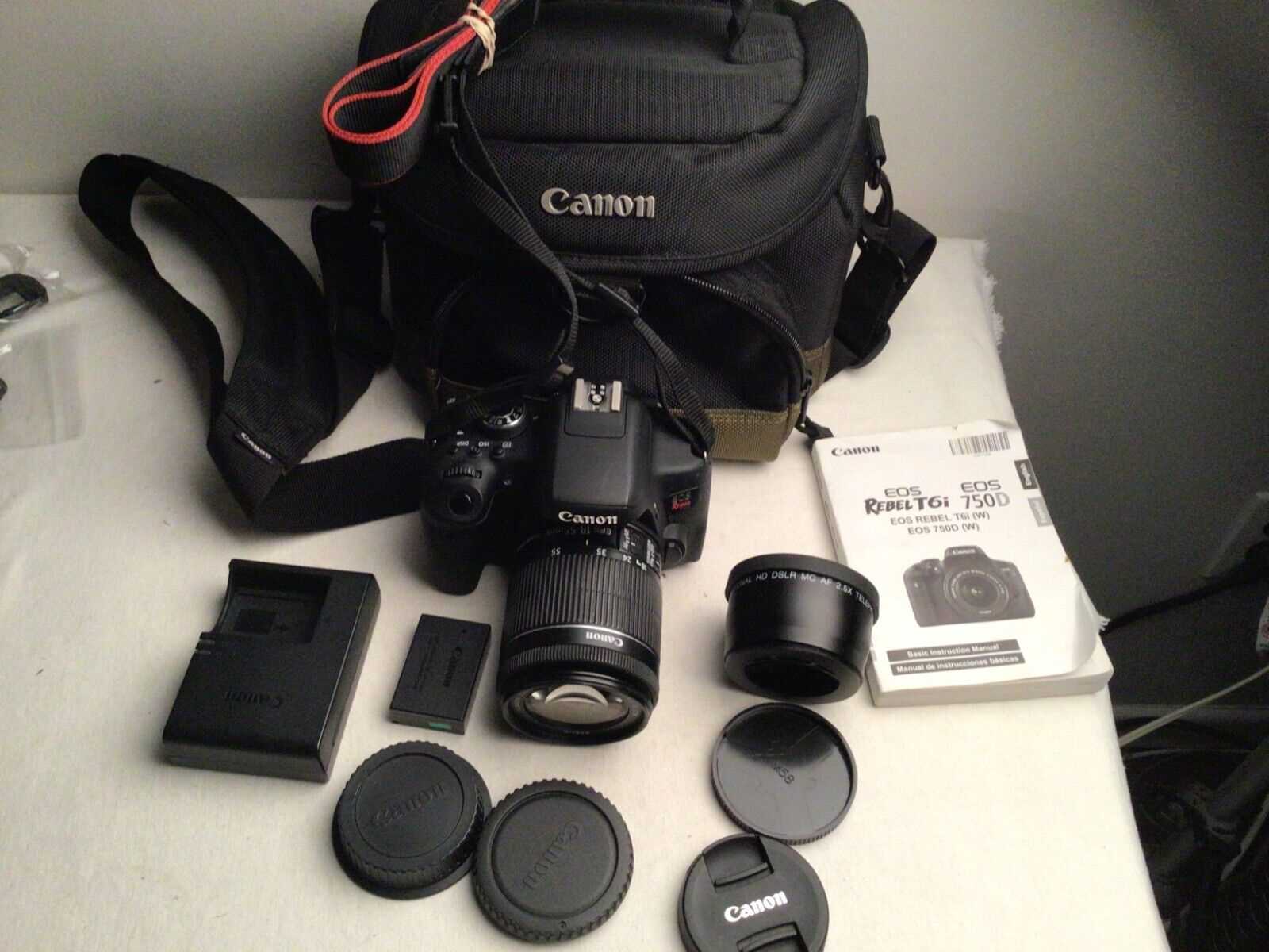 canon t6i instruction manual