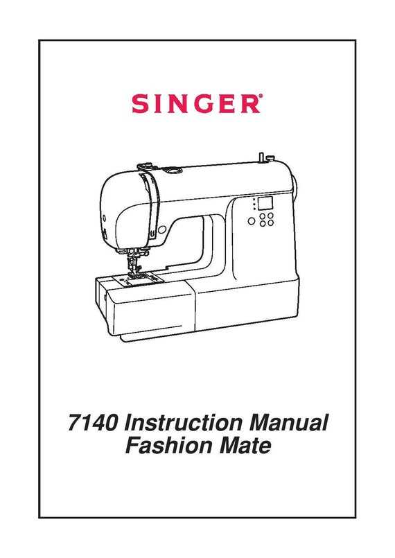 singer sewing machine model 9410 instruction manual