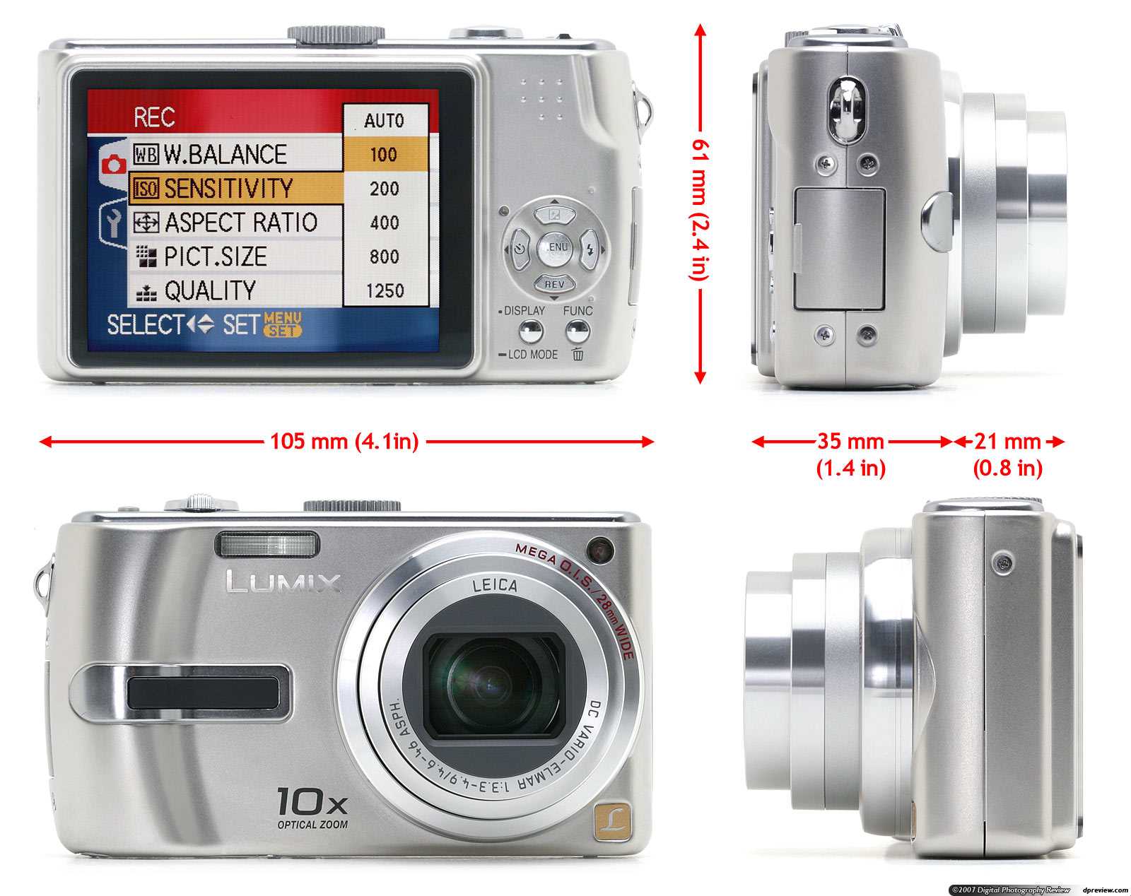 panasonic lumix dmc tz3 instruction manual