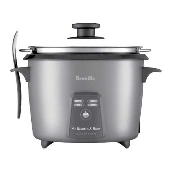 breville risotto plus instruction manual