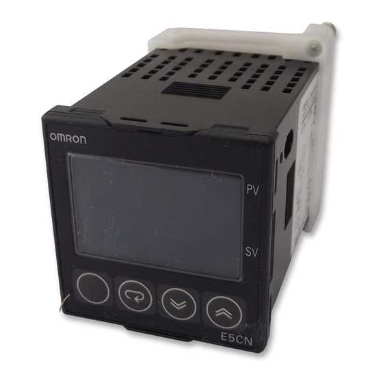 omron e5cb instruction manual