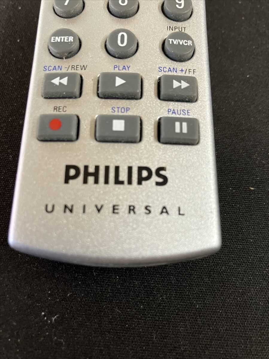 philips universal remote instruction manual