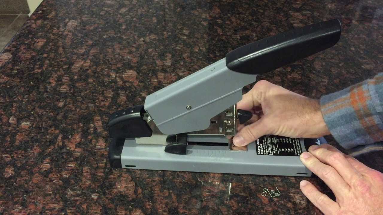 swingline heavy duty stapler instruction manual