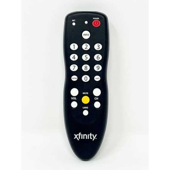 comcast remote instructions manual