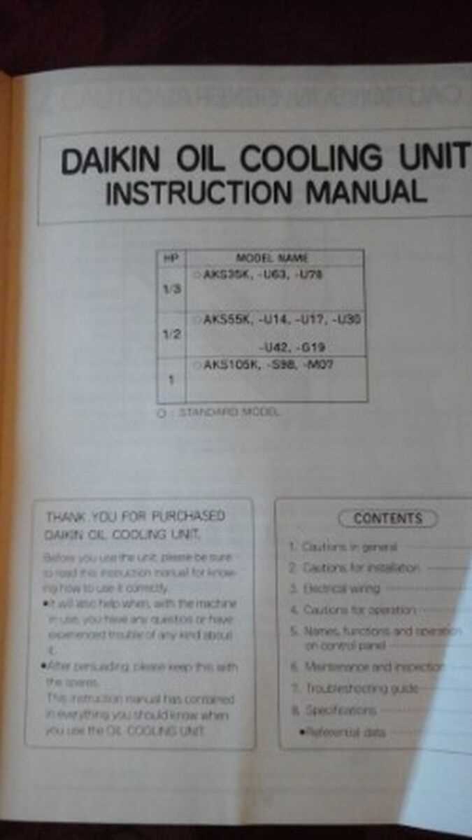 daikin heat pump instruction manual