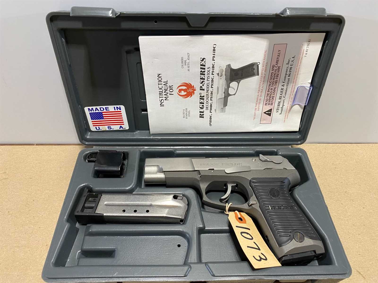 ruger p89 instruction manual