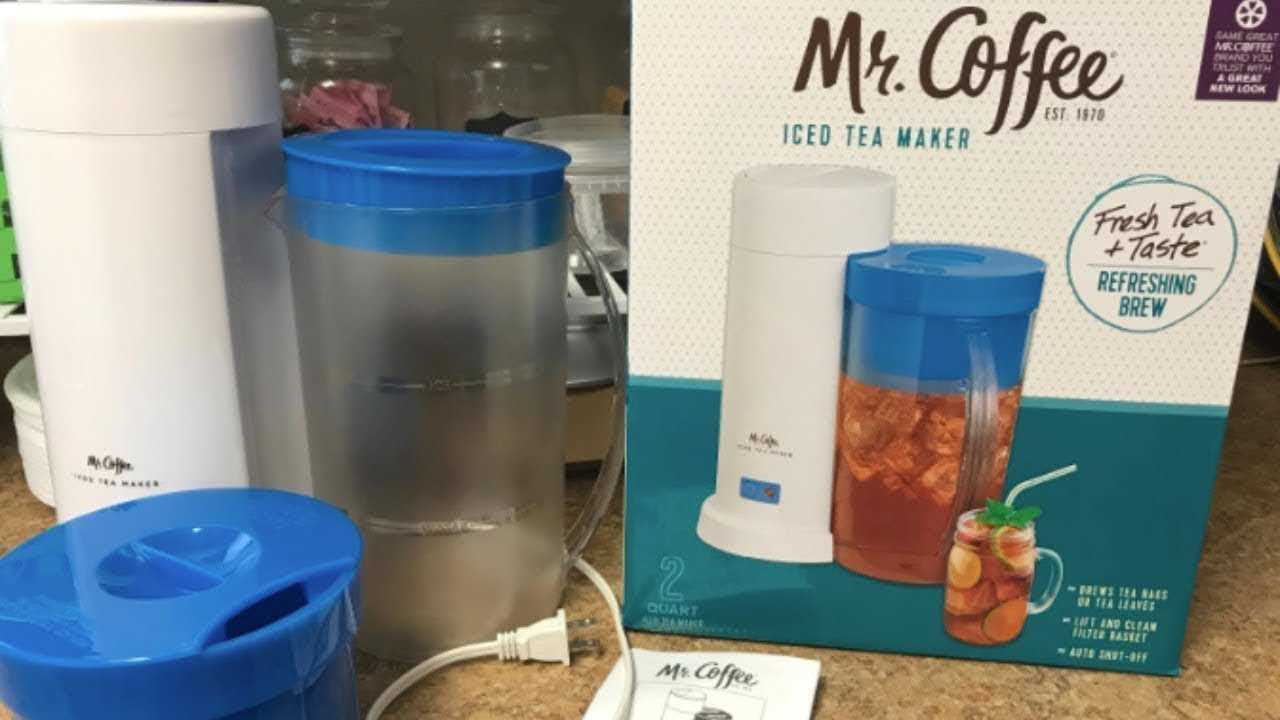 instruction manual for mr coffee iced tea maker