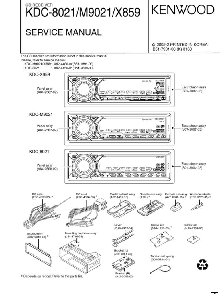 instruction manual for kenwood car stereo