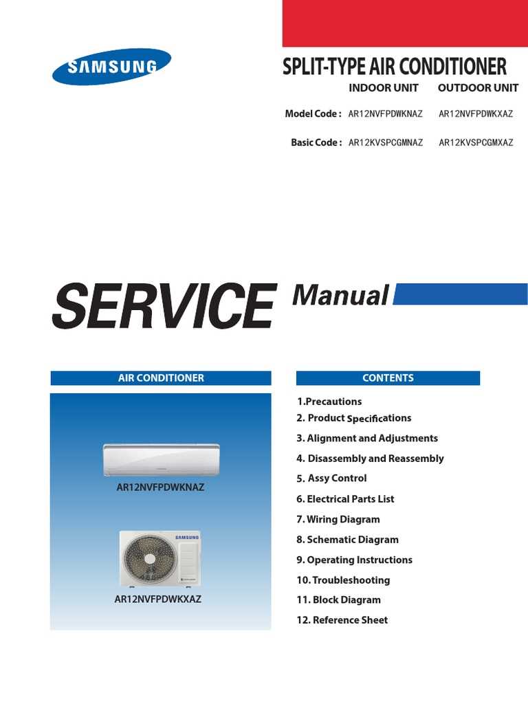 samsung air conditioner instruction manual