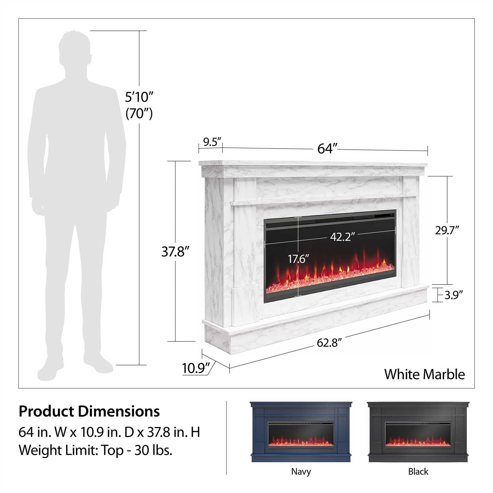 bold flame electric fireplace instruction manual