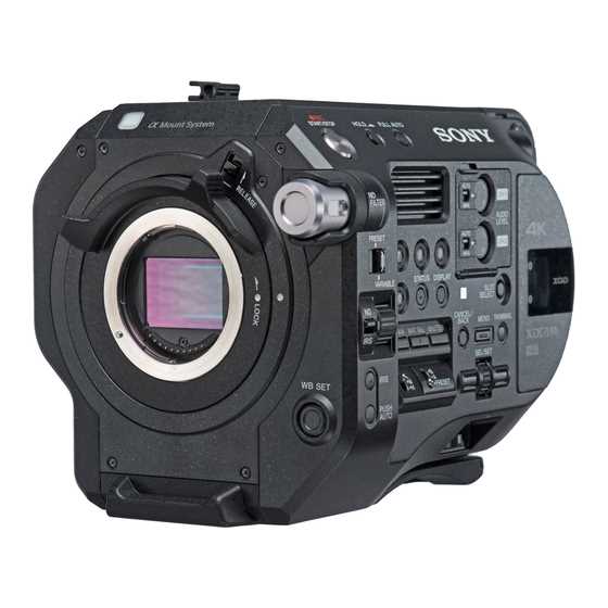 sony fs7 instruction manual