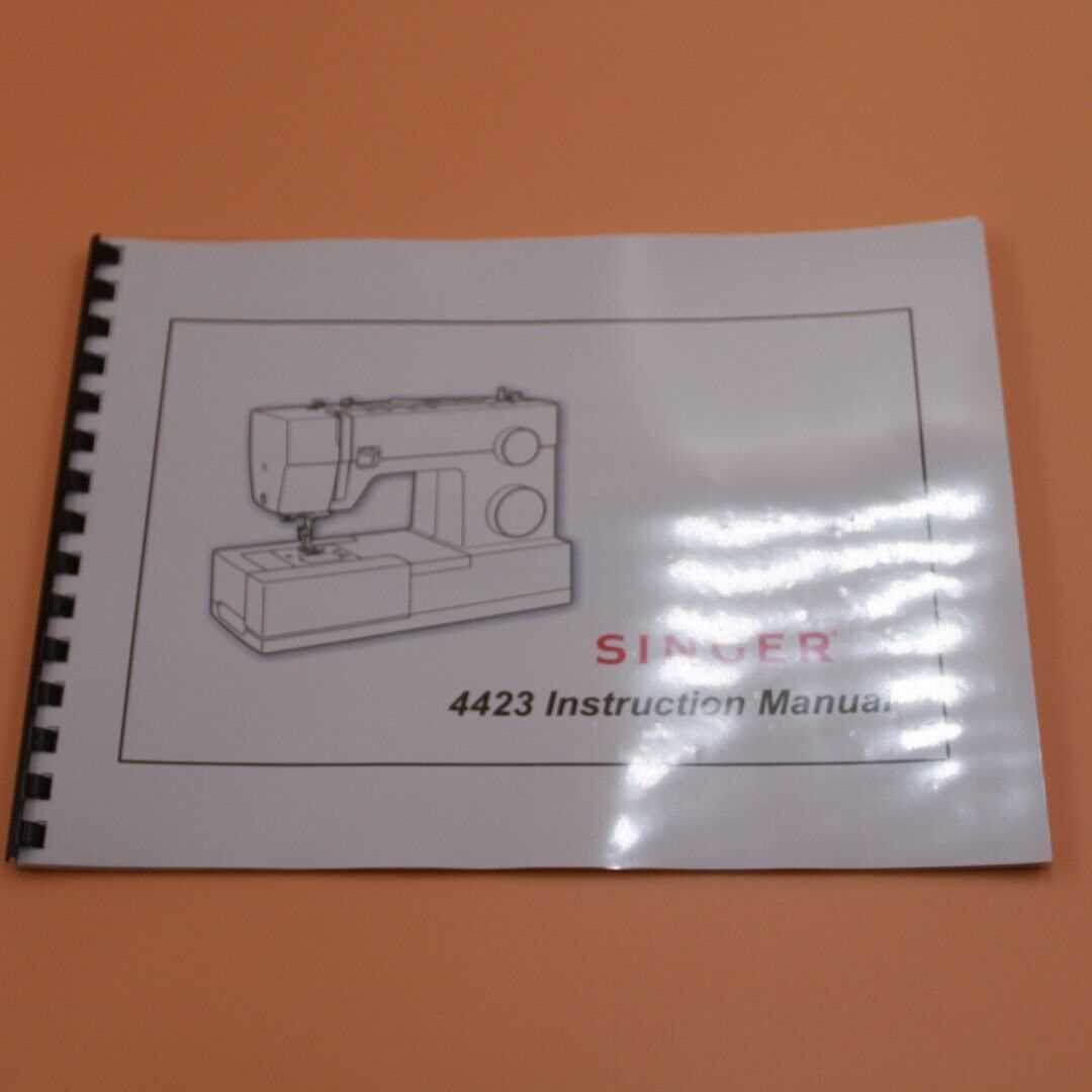 singer 4432 instruction manual