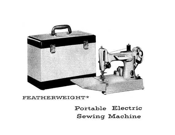 instruction manual for singer featherweight sewing machine