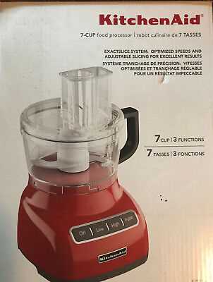 kitchenaid 7 cup food processor instruction manual