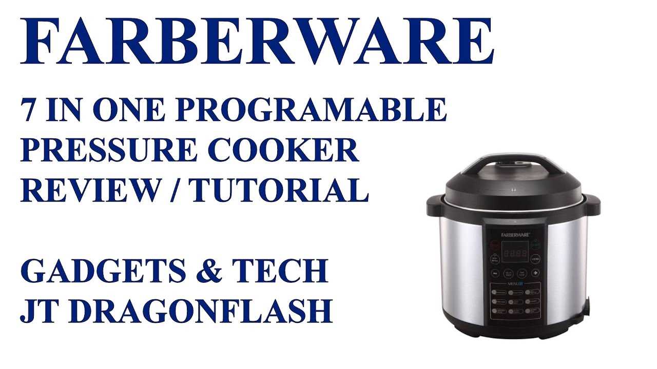 farberware instant pot instruction manual