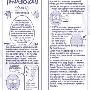 tamagotchi connection instruction manual